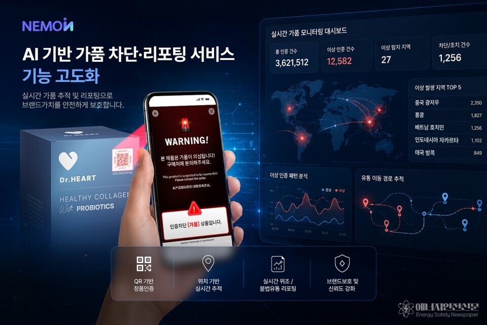 AI 이상 탐지로 위조상품 실시간 차단, 네모인사이트 기술 고도화